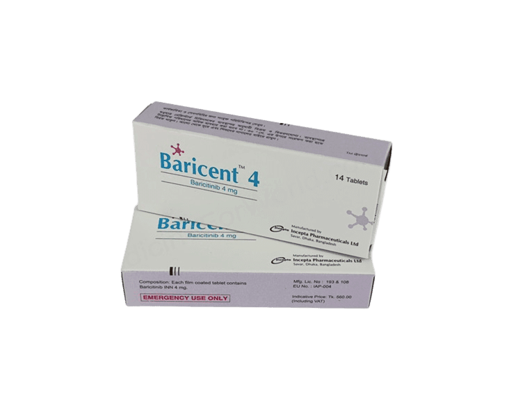 Baricent 4mg Tablet